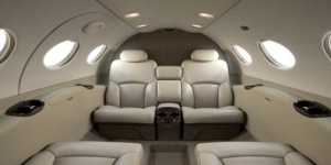 Cessna Citation Mustang CE-510 cabin interior for Los Angeles charter
