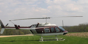 Bell Long Ranger helicopter for Los Angeles private jet charter