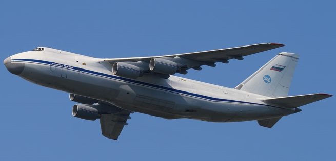 Antonov An-124 Ruslan cargo aircraft for Los Angeles private jet charter