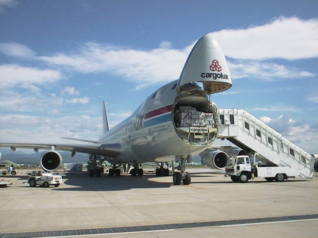 Boeing 747-400F cargo aircraft for Los Angeles private jet charter