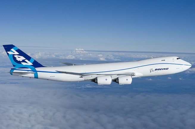 Boeing 747-8F cargo aircraft for Los Angeles private jet charter