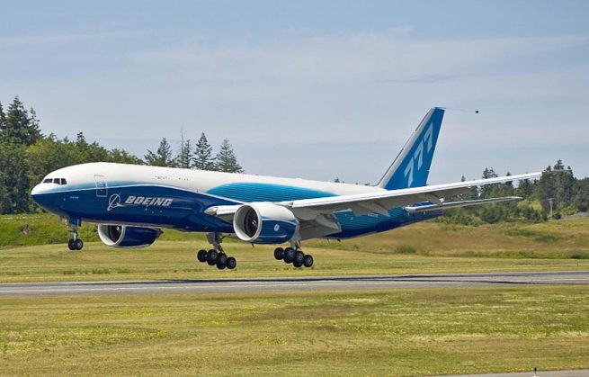 Boeing 777 Freighter cargo aircraft for Los Angeles private jet charter