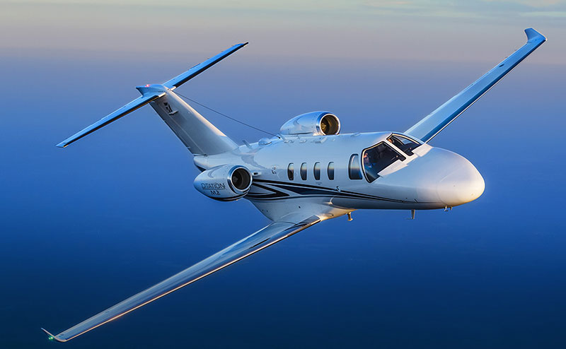 Cessna Citation M2 entry-level jet for Los Angeles private jet charter