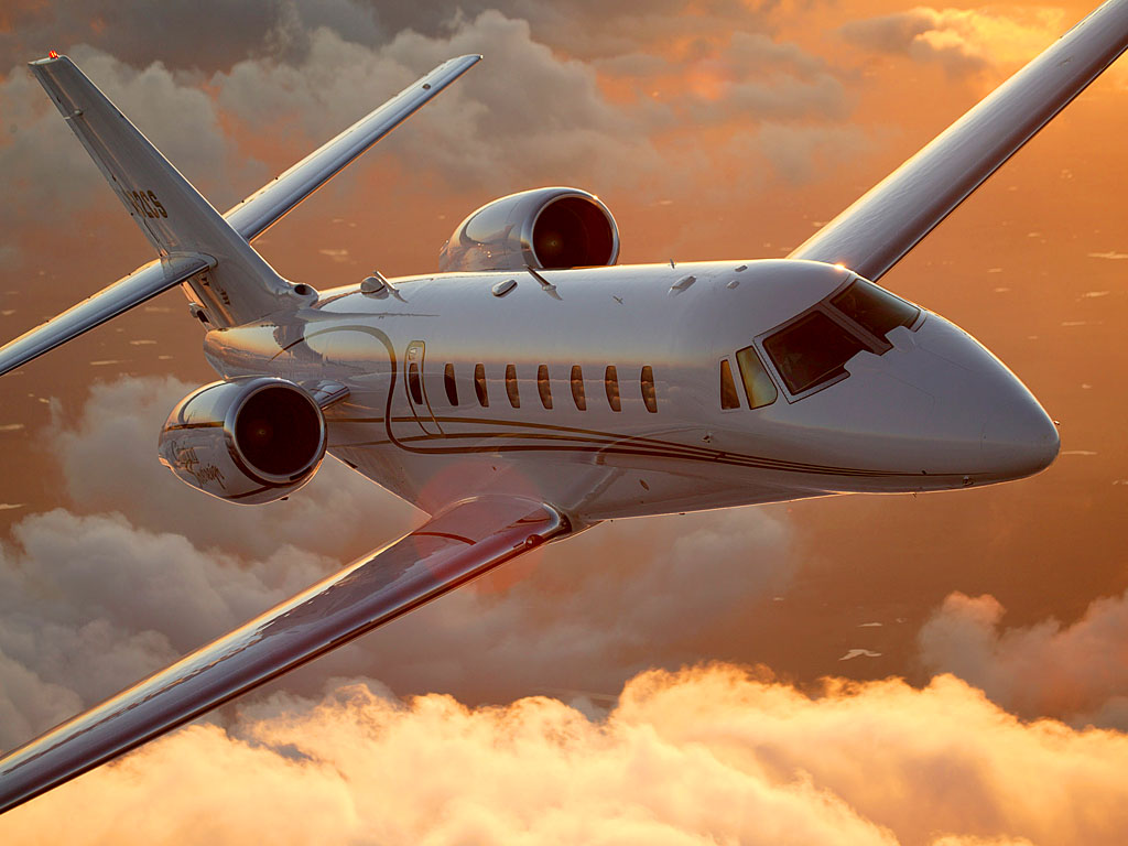 Citation Sovereign super midsize jet view 1 for Los Angeles charter