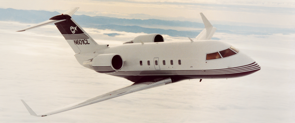 Challenger 601 heavy jet view 3 for Los Angeles charter