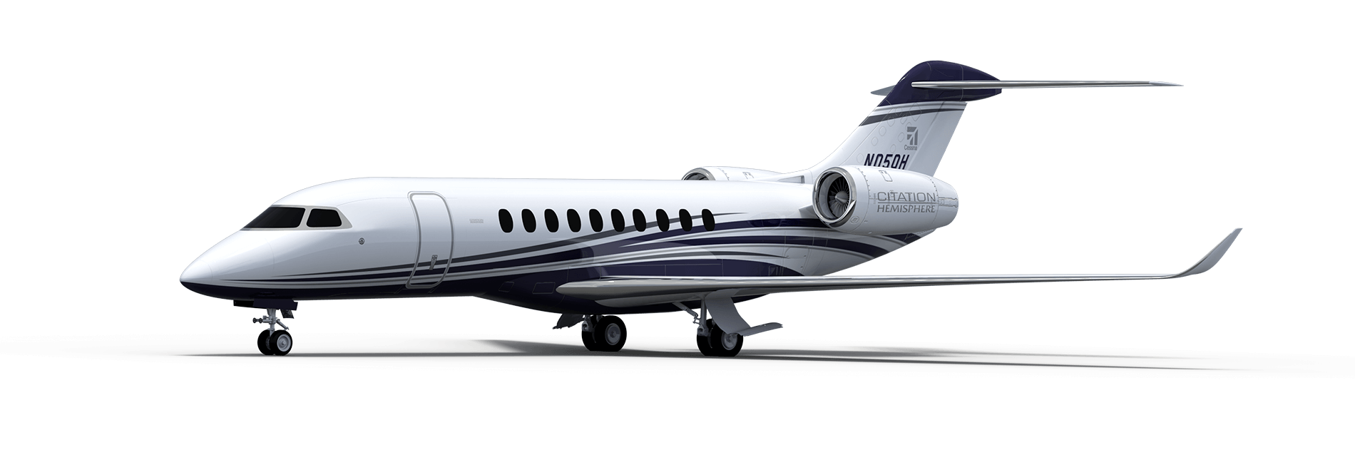 Cessna Citation Hemisphere heavy jet view 2 for Los Angeles charter