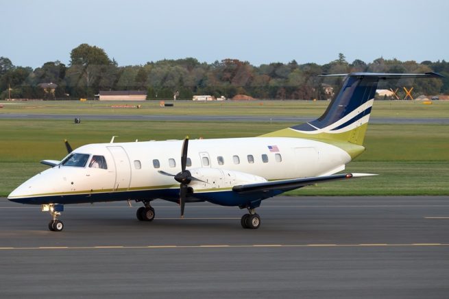 Embraer EMB-120 Brasilia cargo aircraft for Los Angeles private jet charter