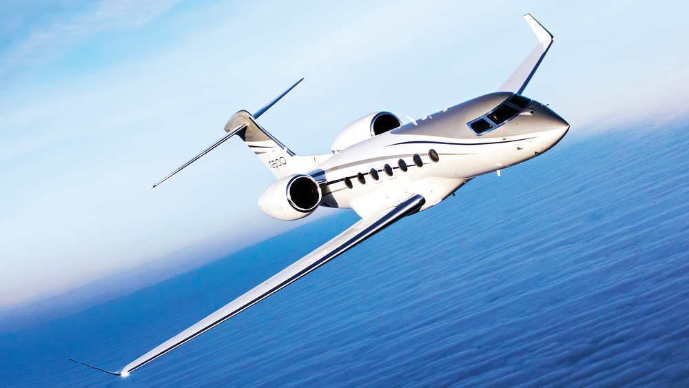 Gulfstream G500 long range jet view 2 for Los Angeles charter