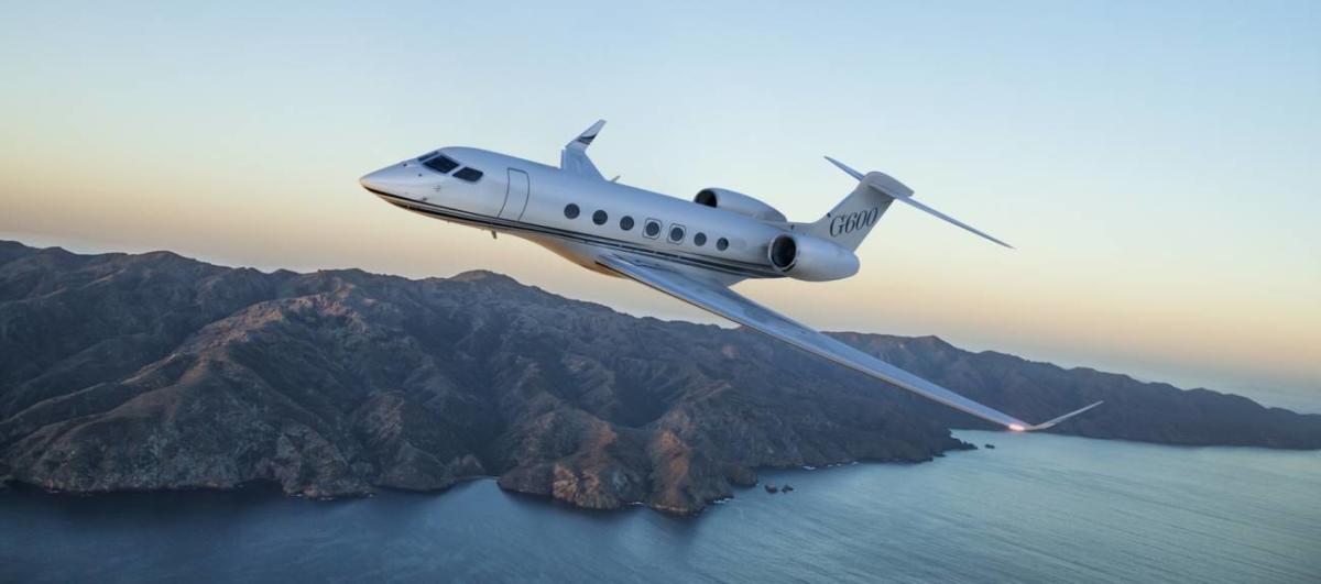 Gulfstream G600 long range jet view 1 for Los Angeles charter