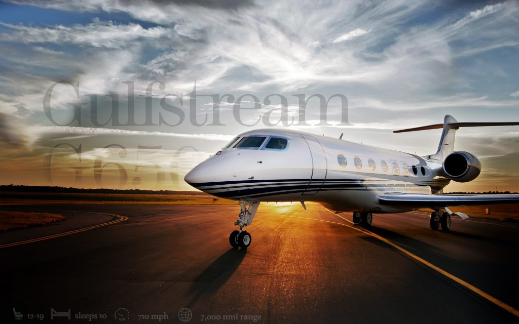 Gulfstream G650 / G6 long range jet for Los Angeles private jet charter