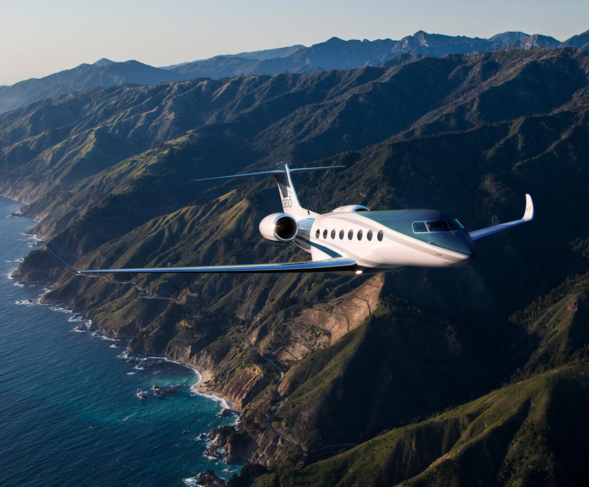 Gulfstream G800 long range jet view 1 for Los Angeles charter