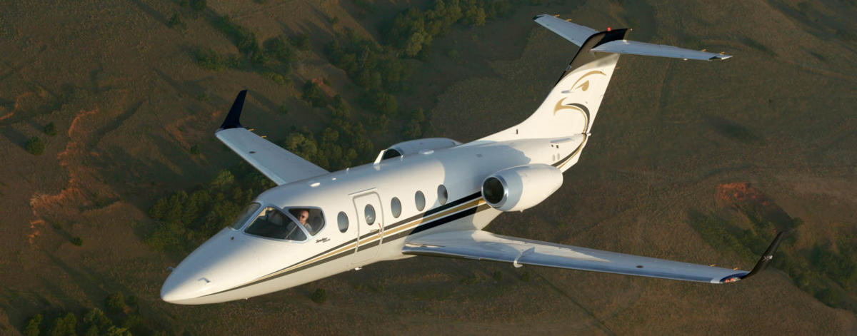 Hawker 400XP light jet view 1 for Los Angeles charter