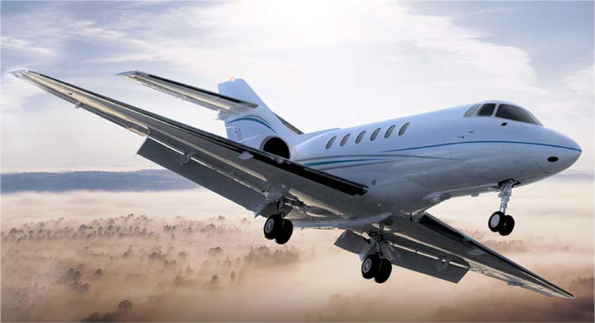 Hawker 750 midsize jet view 3 for Los Angeles charter