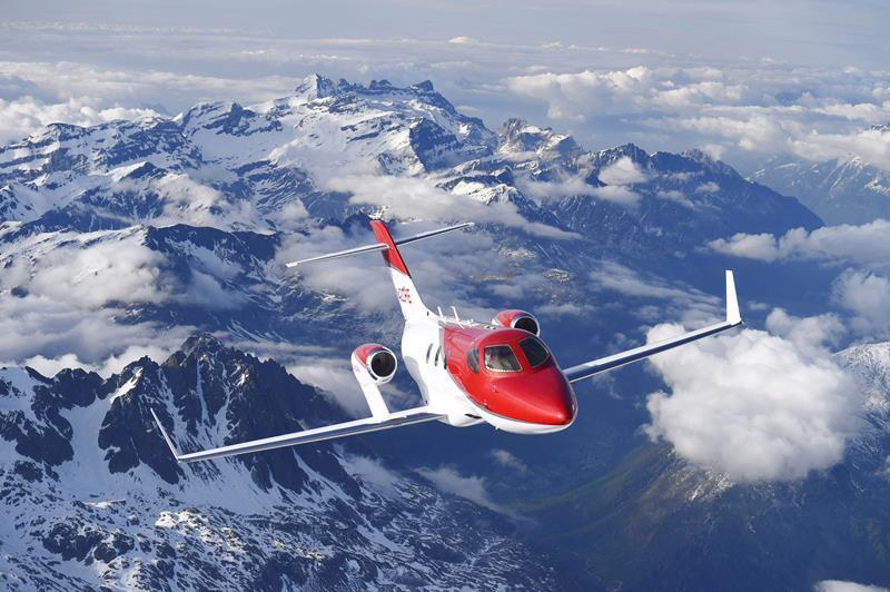 Honda HA-420 HondaJet entry-level jet for Los Angeles private jet charter