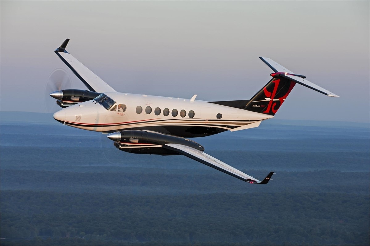 King Air 200 turboprop for Los Angeles private jet charter