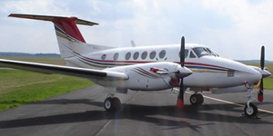 King Air 200 turboprop view 2 for Los Angeles charter