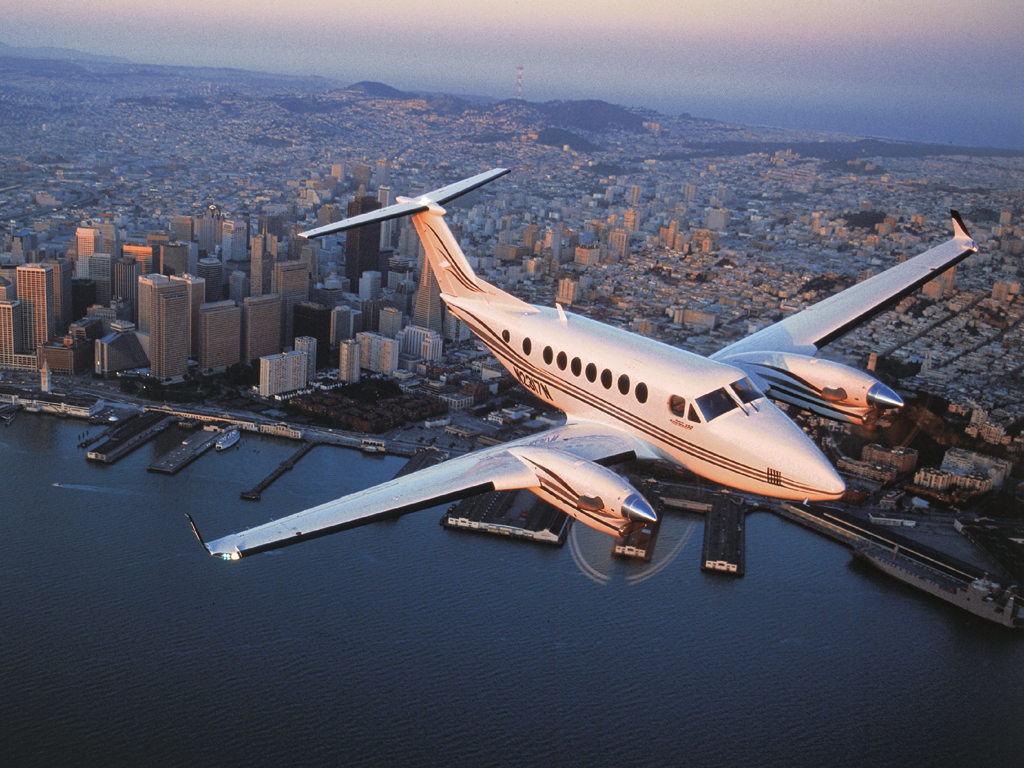 King Air 200 turboprop view 1 for Los Angeles charter
