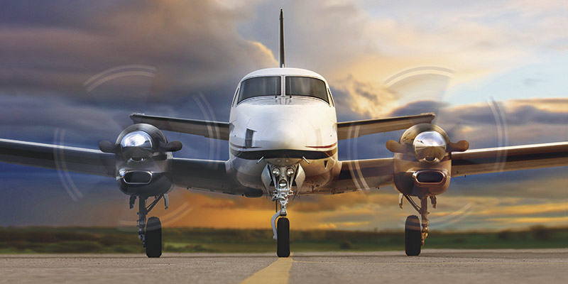 Beechcraft King Air C90GTx turboprop view 1 for Los Angeles charter