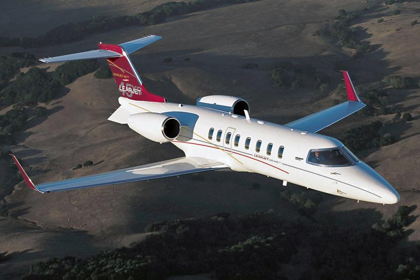 Learjet 45 super light jet for Los Angeles private jet charter