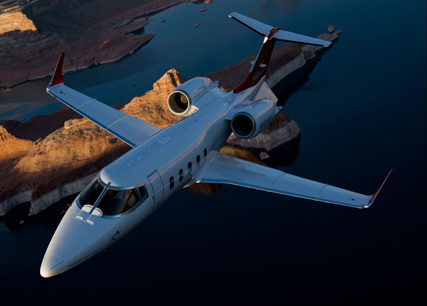 Learjet 60 midsize jet for Los Angeles private jet charter
