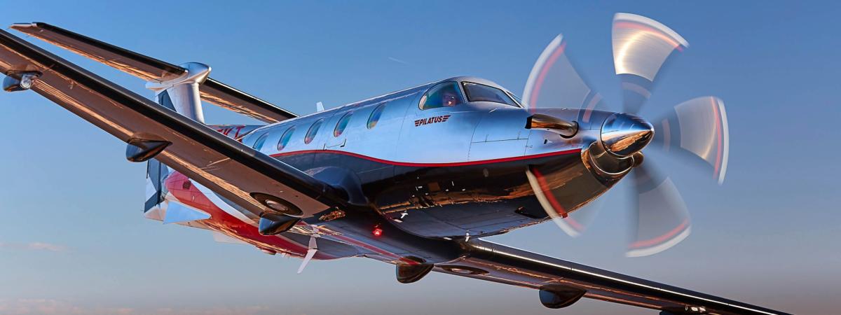 Pilatus PC-12 turboprop view 1 for Los Angeles charter