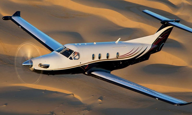 Pilatus PC-12 turboprop view 2 for Los Angeles charter